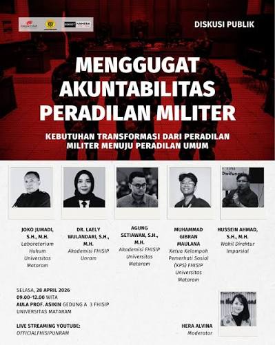 Diskusi Menggugat Akuntabilitas Peradilan Militer